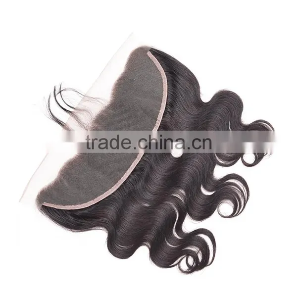 Ear to Ear Frontal Lace Closure With Baby Hair 13"*4" Body Wave Virgin Brazilian Hair Lace Closure photo-5