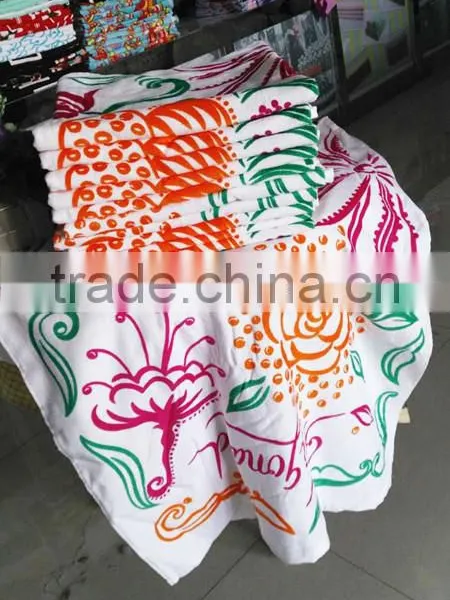 Wholesale 100%cotton Printed Stock Beach Towel Htbt09-21 photo-5