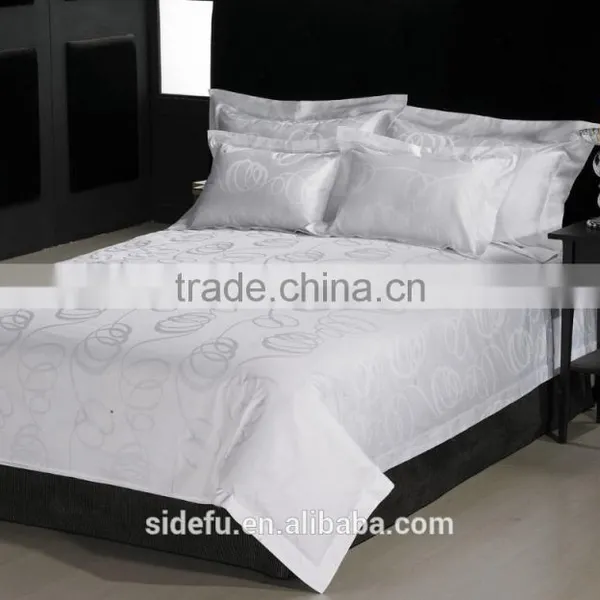 5-Star Hotel Satin Bed Sheet Bedding Set 100% Cotton photo-3