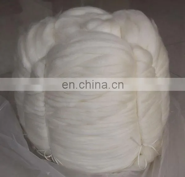 China Combed Cashmere Tops Roving White16.0-18.0Micron 44mm photo-2