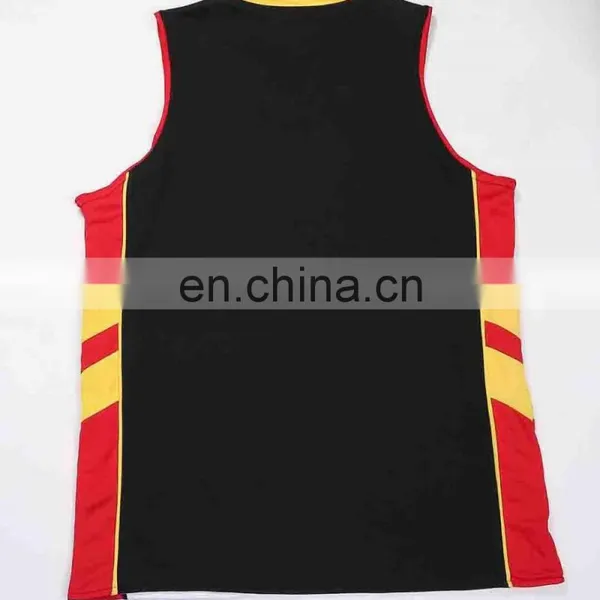 Low MOQ Sublimation Printed Polyester Reversible Basketball Tank Top photo-2