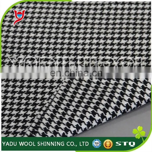 Cheap Houndstooth Polyester Fabric / Patchwork Fabric / Suppliers of Fabrics for Clothing