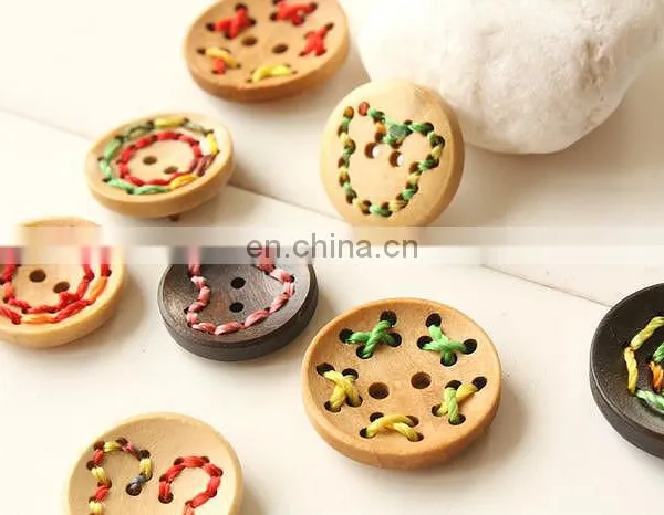 Double Sided Coat and Blazer Buttons, Dog Shape Fish Eye Button, Fancy Big Black Wooden Buttons Bulk photo-3