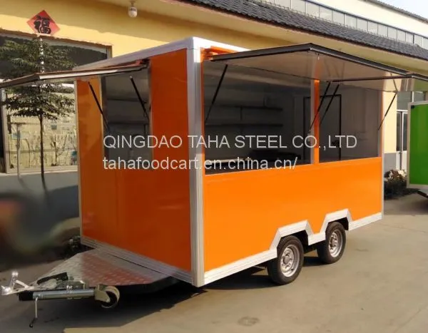 professional design trucks type hot dogs & ice cream carts food automatic operate food