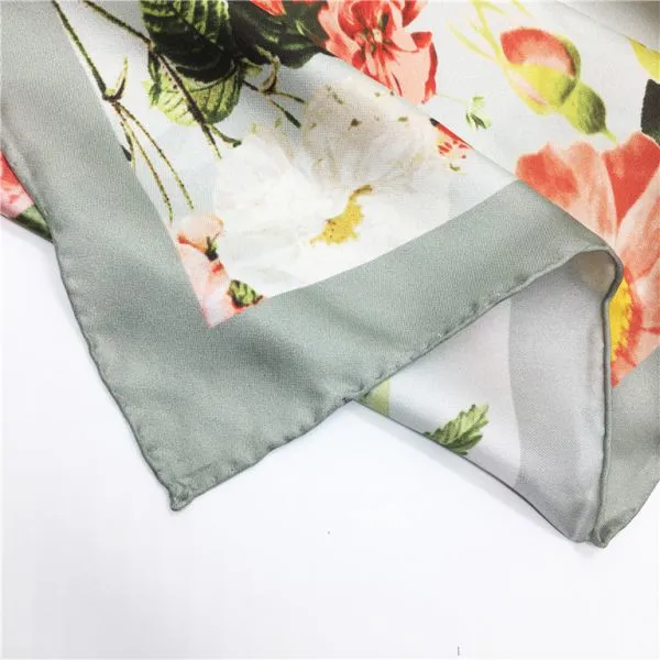Excellent Personalized New Design Custom Silk Scarf 60x60 photo-4