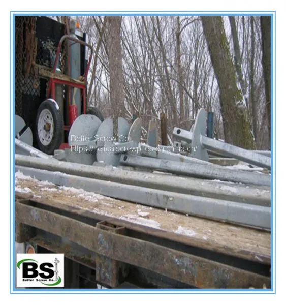 House Foundations Square Shaft Helical Piles photo-5
