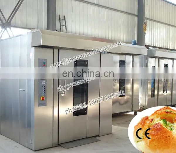 Industrial Bread Baking Oven/64 Trays Gas Roll-in Rotary Industrial Bread Baking Machine photo-2