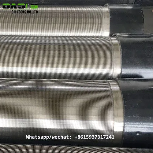 Slot 0.5mm Ss304L Wire Wrapped Johnson Screens Pipe photo-3