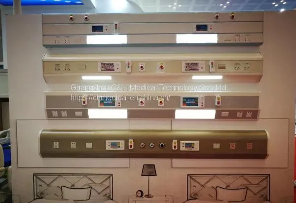 Hopsital Ward Medical Gas Pipeline System Terminal Equipment of Wall Mount Bed Head Trunking Panels photo-3