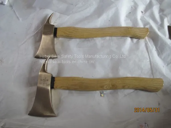 1000g Fireman Axe Aluminum Bronze Ally Non Sparking Hand Tools photo-2