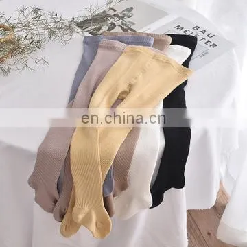 2020 Autumn and Winter New Children's Pantyhose Girls Combed Cotton Stretch Breathable Knitted Dance Pantyhose photo-3
