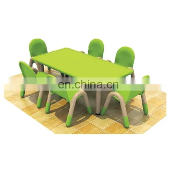Guangzhou Furniture Plastic Table Chair Set for Kindergarten photo-2