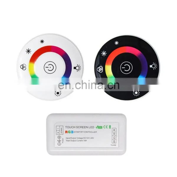 Руководитель RGB круглый сенсорный LED DC12V - DC24V. ДУ на радиочастотах для ленточных светодиодных ламп 5050, 3528, 2835