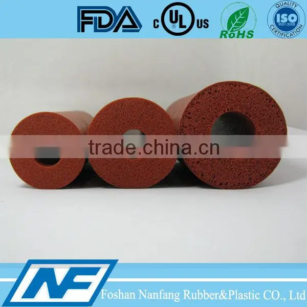 Silicone Pressure Roller Color Foam Pipe Insulation photo-2