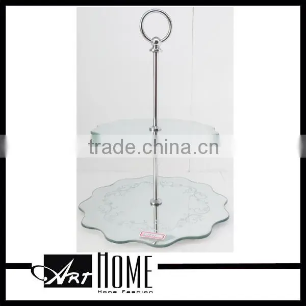 White Two-layer Wedding Cake Stand 1322.001