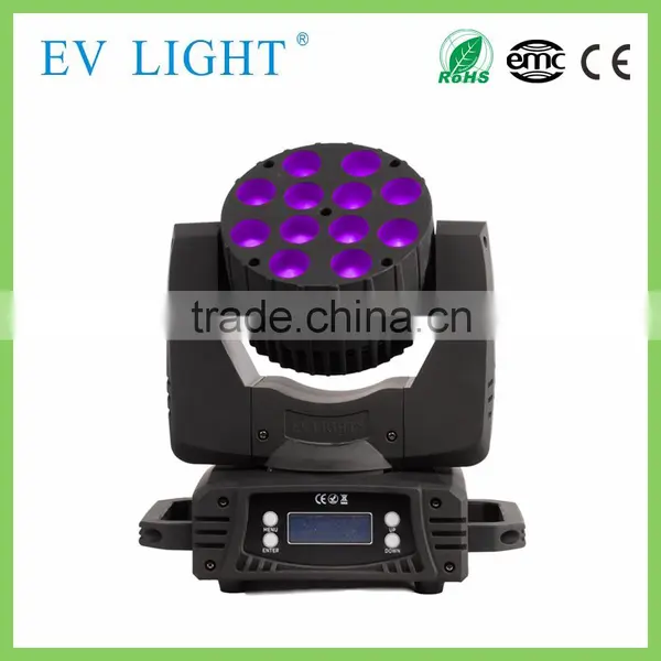 EV BM1012 12pcs*10w Four In One Led Wash Moving Head photo-3