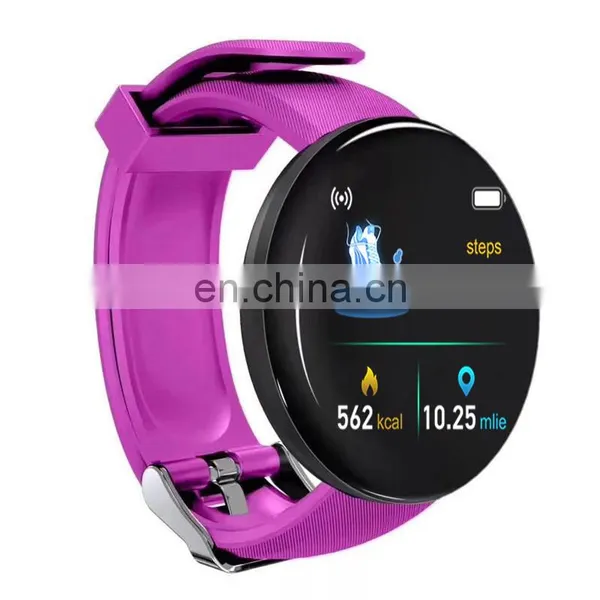 High Quality Redondo Round Montre Inteligente HD LCD Screen D18 Android Smart Watch For Mobile Phones Smartwatch