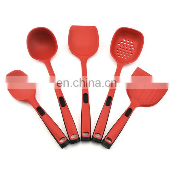 Made in China 5 in 1 Kitchenware Kitchenware Silicone Cookware Family Kitchen Set Silicone Kitchenware photo-4