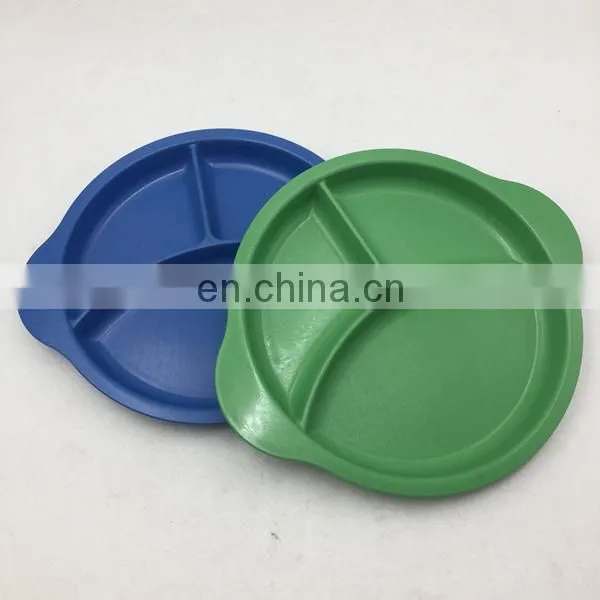 Biodegradable Kids Baby Bamboo Fiber Plate photo-3