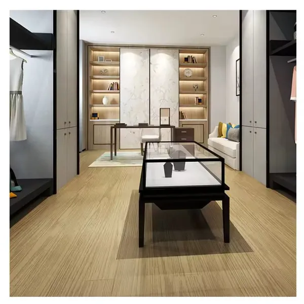 SPC PVC Flooring Click Vinyl Tiles Stone Wood Composite Flooring Flooring-marble Pattern Thickness 5.0mm photo-4