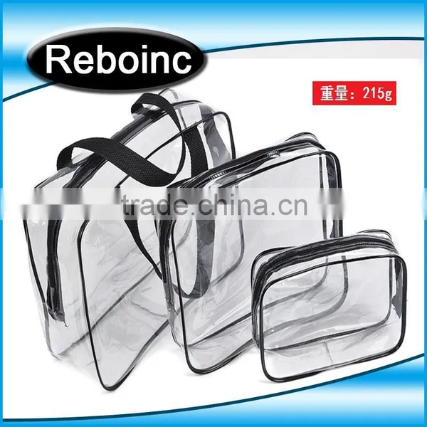 Customized PVC Cosmetic Bag for Travel Sets Shower Gel Cosmetic Bag Pvc photo-4