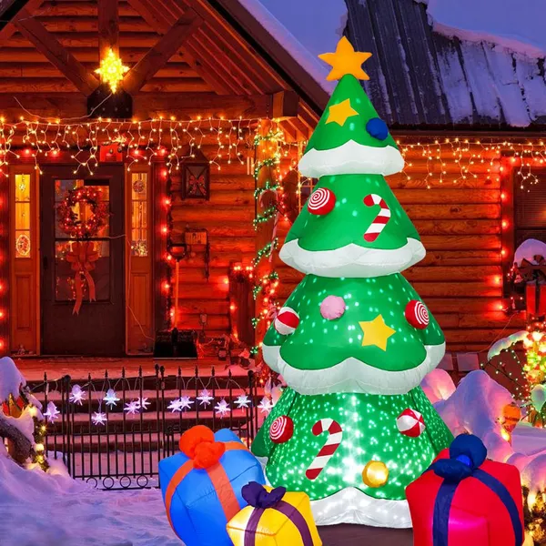 Christmas Inflatable With Xmas Yard Inflatable Perfect for Xmas Decor photo-5