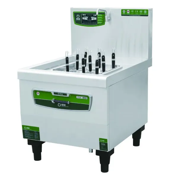 Stainless Steel Green Induction Cooker with Auto Shutoff & Child Lock