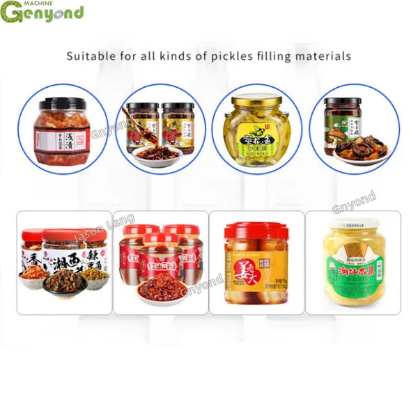 Factory Direct Pickle Kimchi Automatic Filling Machine With Capping and Labeling Machine