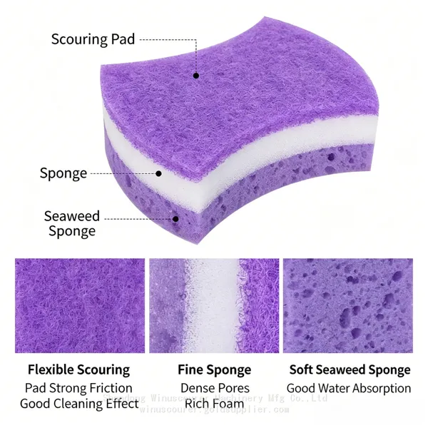 Commercial Grade Foam Sponge Hotel Restaurant Bulk Cleaning Sponge photo-2