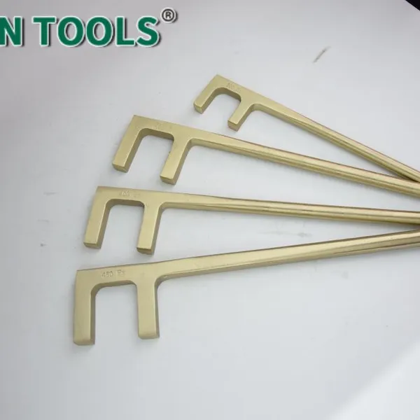 Non-Sparking F Valve Wrench 1-Year Warranty, Mill Test Report Included, Beryllium Bronze photo-3
