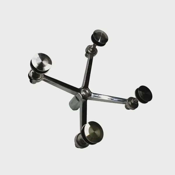 Curtain Wall Spider for Glass Curtain Wall and Glass Canopy SS304 4 Way Arm 200mm