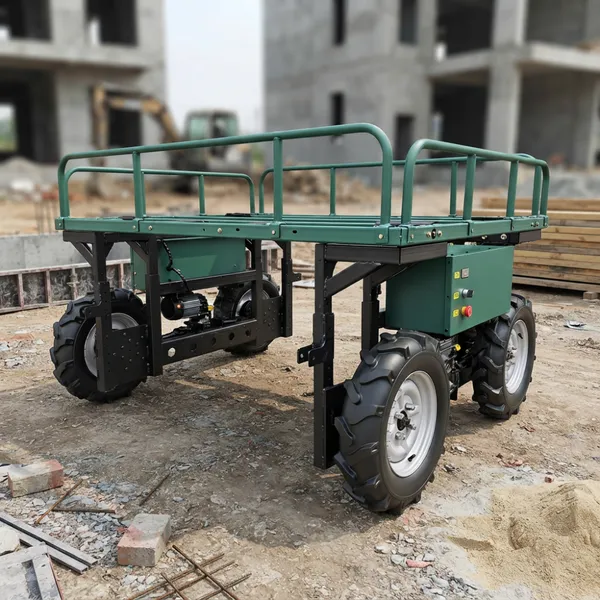 Off Road Remote Control Agricultural Cargo Transport Cart for Vegetable and Fruit Handling