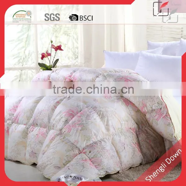 Portable 70% Goose Down Feather Throw Quilt With High Quality photo-2