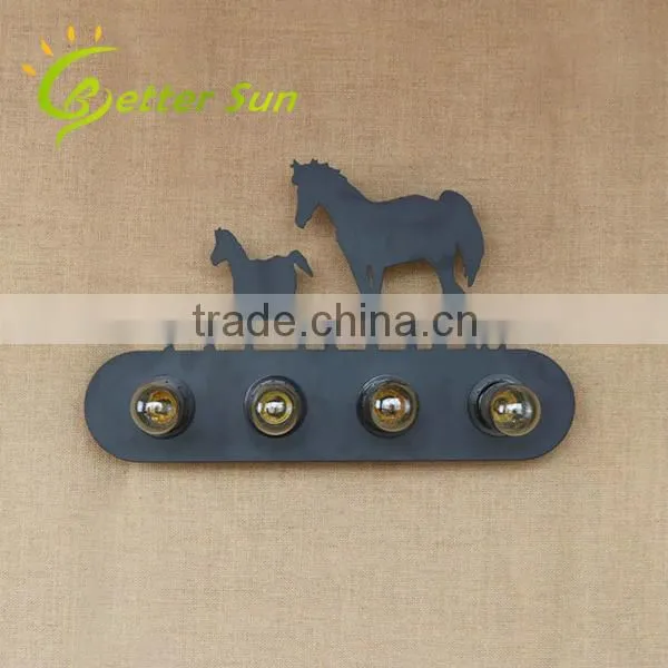 Two Horse Fancy Designs Wall Lamp Wall Light/Classic Wall Sconce photo-4