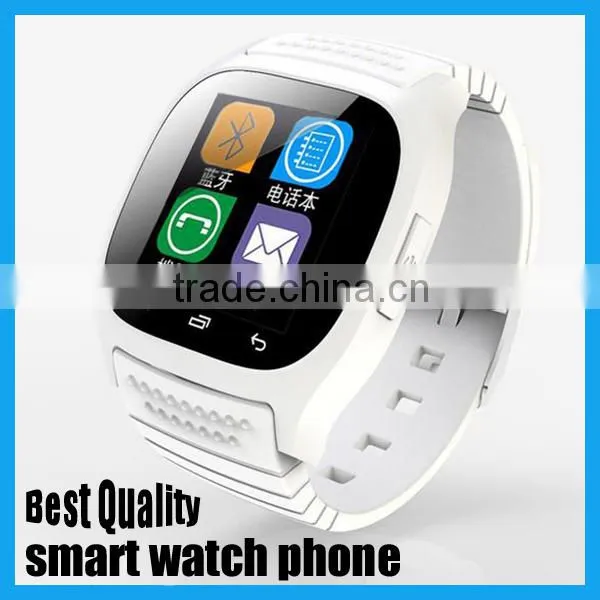 2016 Wholesale Golden Supplier in Cheap Touch Screen Watch Phone Smartwatch M26 photo-3