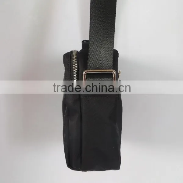 2016 High Quality Plain Design Men Small Black Shoulder Bags photo-3