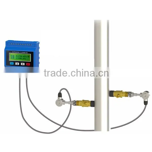 RS485 / 232 / OCT Pulse / 4~20mA Insertion Ultrasonic Flow Meter Flowmeter photo-3