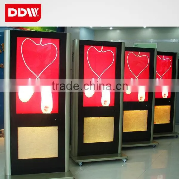 Like A Swan!! Floor Standing 46" Horizontal Touch Screen Network/Wifi Advertising Kiosk/Ad Player/Digital Signage DDW-AD4601SN photo-2