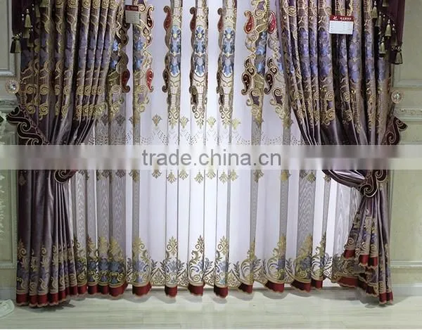 Purple Romantic Bedroom Curtains photo-3