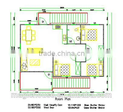 Boarding 3 Bedrooms House Plans With Photos, High Quality Modular House Quality Choice Most Popular photo-6