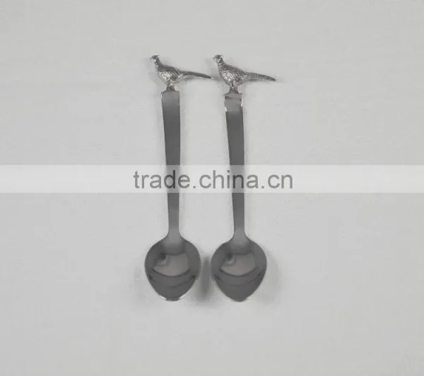 Stainless Steel Game Bird Dinner Spoon Kitchen Ware Hunting Gift