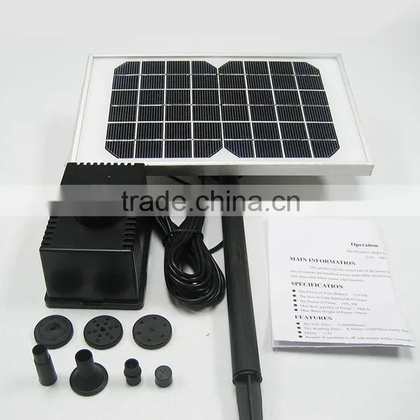 Fountain Solar Water Pump Kit 12v Water Pump photo-2