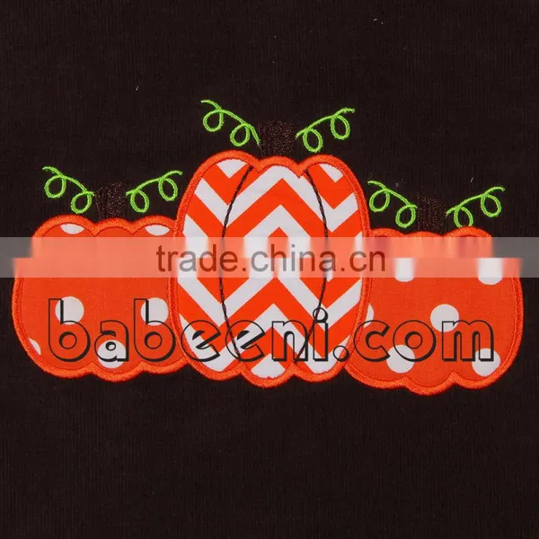 Pretty Pumpkins Applique A-line Dress for Girl photo-2