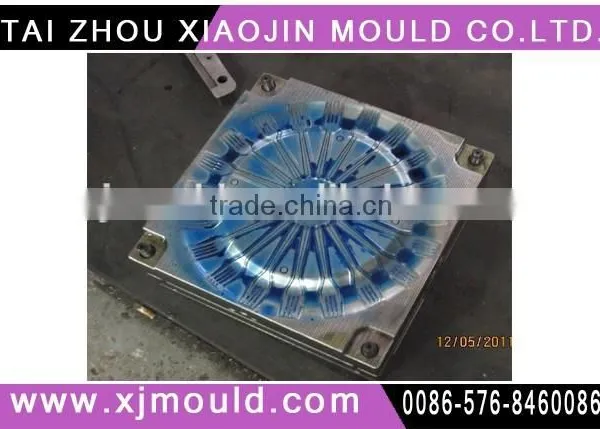Plastic Injection Fork and Knife Mold,Plastic Injection Spoon Knife and Fork Mold photo-5