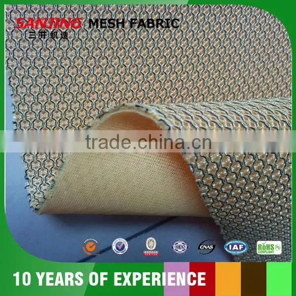 Yellow Glitter Mesh Fabric for Chair