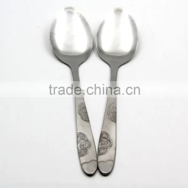 LBY High Quality Stainless Steel Serving Spoon in Restaurant Cutlery photo-4