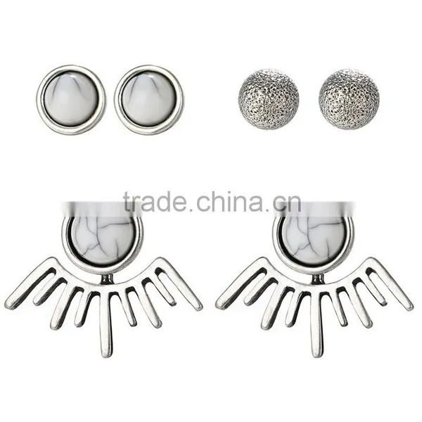 Ear Jacket Earring Set photo-2