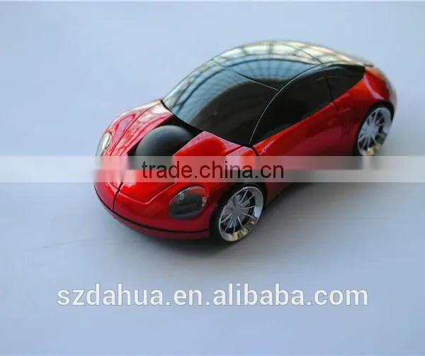 Hot Selling 2.4G Wireless Red Car Shape Mouse photo-2