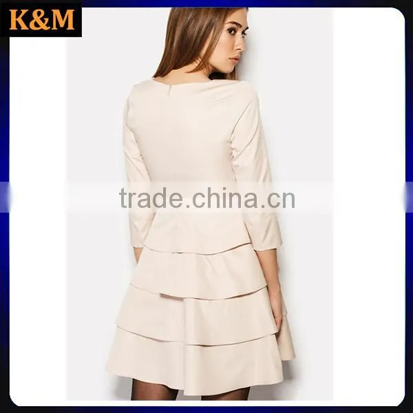 Special Ocassion Dress Beige Dress Anniversery Dress Party Dress photo-2