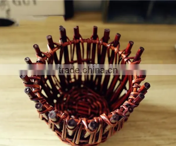 2016 New Wicker Vintage Vase Willow Vase Flower Vase Home Decoration Flower Vase photo-4
